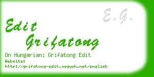 edit grifatong business card